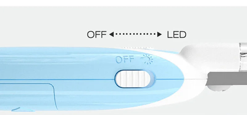 Coupe-ongle pour petits animaux de compagnie avec lumière LED
