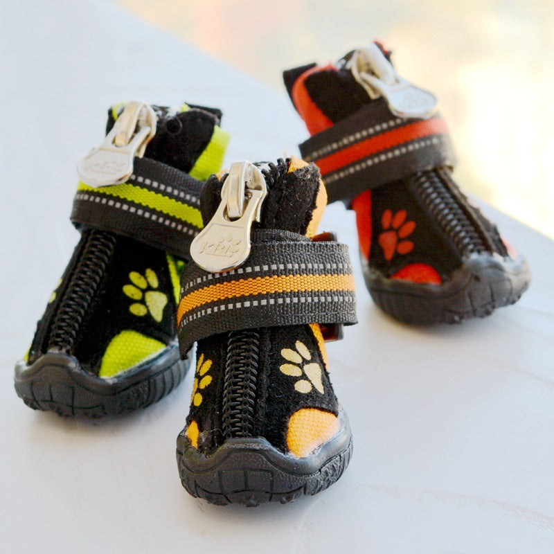 Chaussures en daim et coton pour chiens de taille moyenne et grande