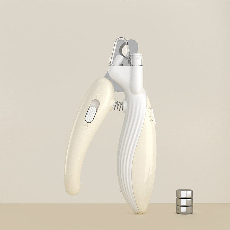 Coupe-ongle pour petits animaux de compagnie avec lumière LED