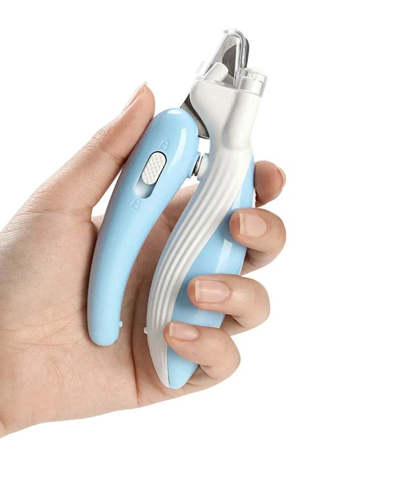 Coupe-ongle pour petits animaux de compagnie avec lumière LED