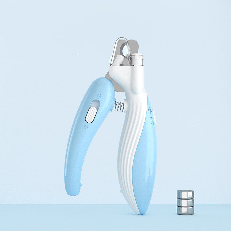 Coupe-ongle pour petits animaux de compagnie avec lumière LED