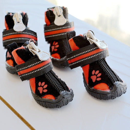 Chaussures en daim et coton pour chiens de taille moyenne et grande