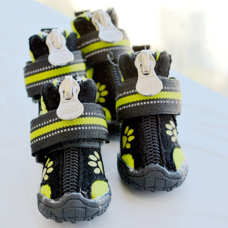 Chaussures en daim et coton pour chiens de taille moyenne et grande