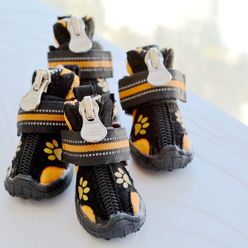 Chaussures en daim et coton pour chiens de taille moyenne et grande
