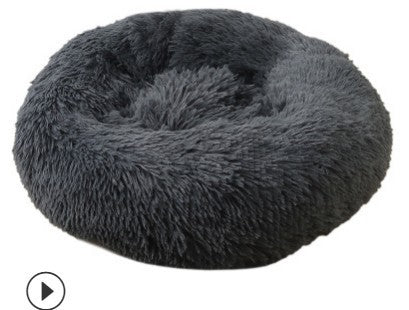 Coussin rond pour chien et chat