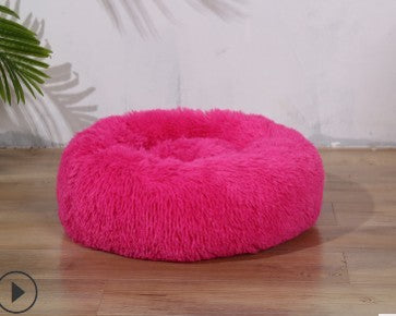Coussin rond pour chien et chat