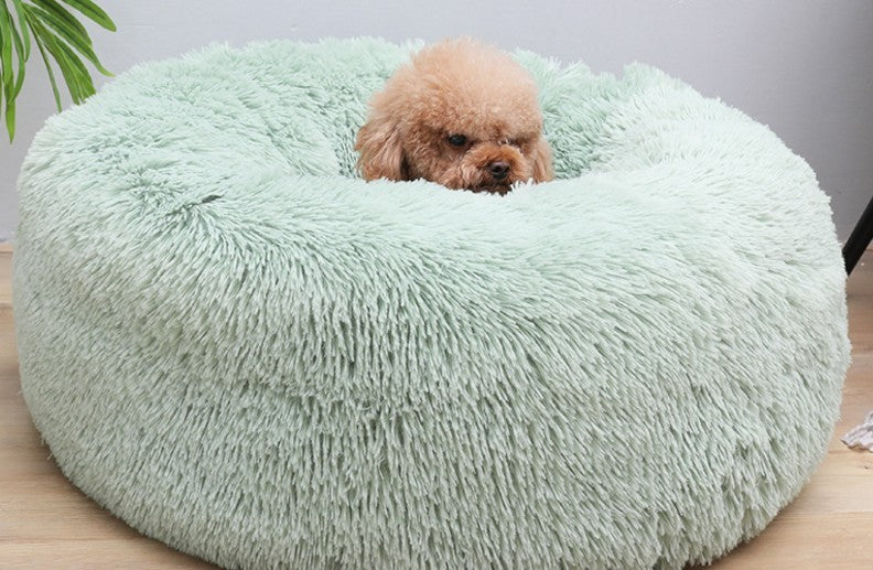 Coussin rond pour chien et chat