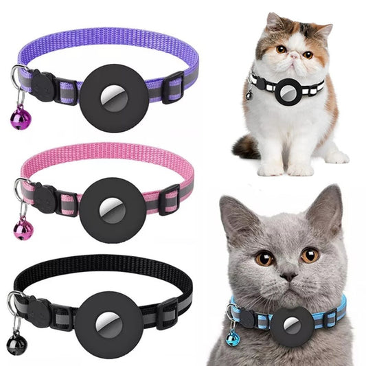 Collier réfléchissant avec housse de protection pour Airtag