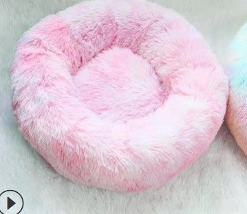 Coussin rond pour chien et chat