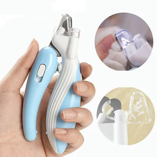 Coupe-ongle pour petits animaux de compagnie avec lumière LED