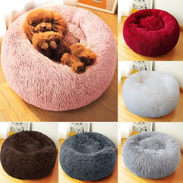 Coussin rond pour chien et chat